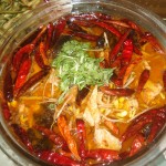 Spicy Chinese food - A few days later C told me there were silk worm cocoons in this dish, but I never noticed