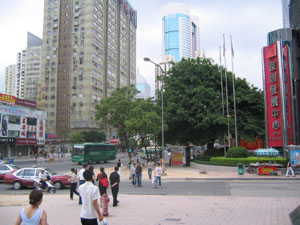 Shenzhen in the hotel neighbourhood