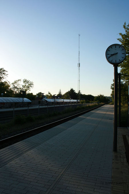 Waiting for the train